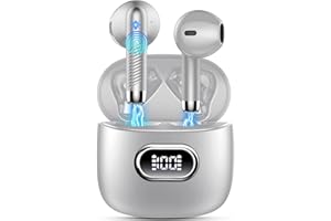 CONYAT Ecouteur Traducteur Instantané, 49H AI Écouteurs Traducteur Temps Réel Sans Fil avec 164 Langues, 3 en 1 Bluetooth 5.4 Oreillette Traduction 7 Modes, gris foncé