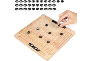 WGNIVOROUS Magnetisches Schachspiel, Magnet Steine Spiel, Schachbrett Magnetisc, Magnetisches Schachspiel Mit 32 Magnetischen Steinen, Tragbares Spielbrett FüR Familienfeiern Und CampingausflüGe