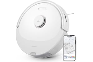 roborock Q8 Max Robot Aspirateur Possède les Deux Brosses, L'aspiration de 5500 Pa, les Zones Interdites, le Nettoyage le long de la Ligne du Sol avec les Niveaux Multiples, le Dessin 3D, APP
