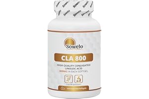 ‎SOWELO Sowelo CLA I 1000 mg I Nahrungsergänzungsmittel mit Konjugierte Linolsäure I Beschleunigt den Stoffwechsel I 100 Softgels