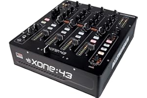 Allen & Heath Xone:43 4channels 20 - 20000Hz Noir - Tables de mixage audio (4 canaux, 24 bit, 20 - 20000 Hz, 20 dB, 0,05%, 3,5 mm)