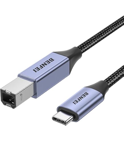 USB-Druckerkabel 2,7 M – Typ A Auf Typ B, Kompatibel Mit Canon PIXMA MG2550S, TS3351, TR8550