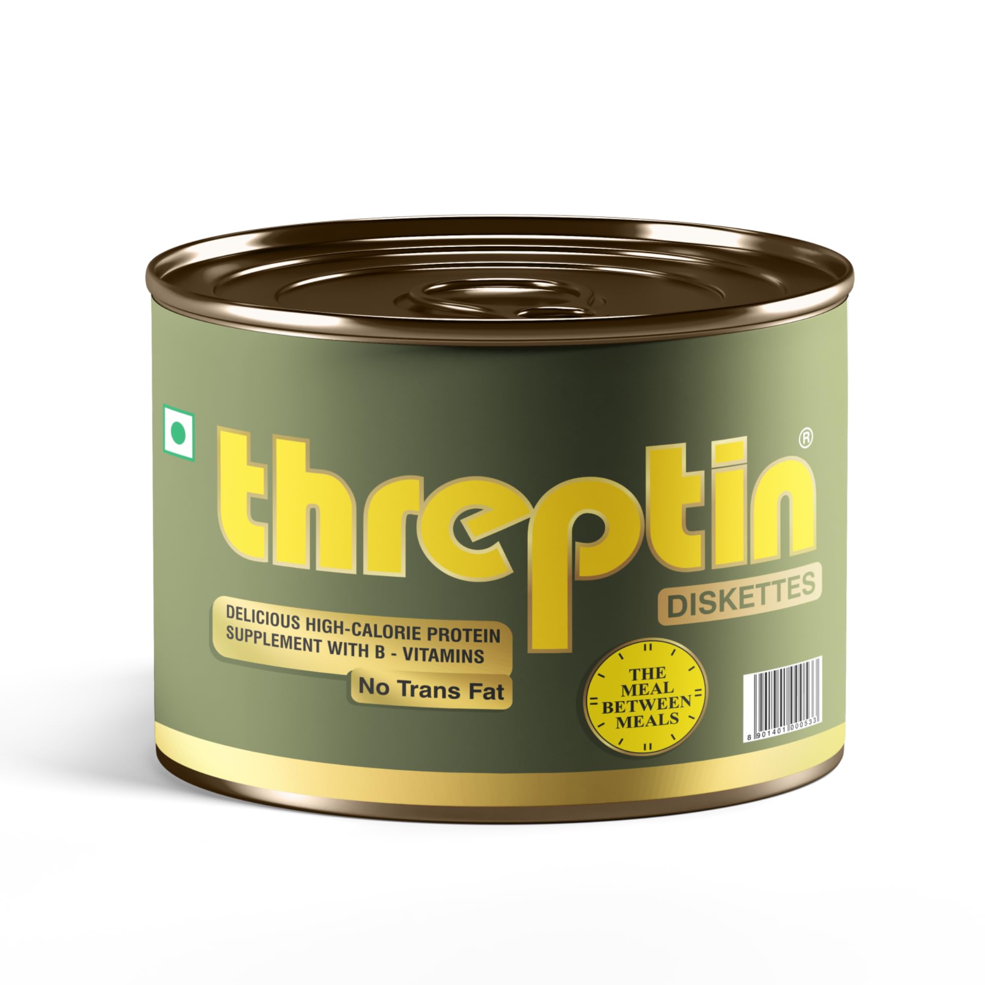 Threptin Protein Diskettes| Healthy Snacks for Men and Women - 275g, High Protein Diskette enriched with Casein Protein, Esse