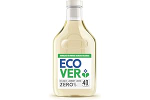 Ecover Zero Non-Bio Laundry Detergent, Laundry Washing Liquid, For Sensitive Skin, Baby Laundry 1 x 40 Washes, 1 x 1.43L