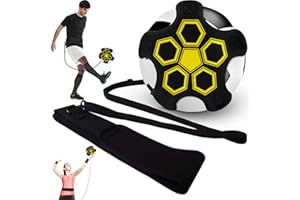 Kugooyi Fußball Kick Trainer, Solo Practice Training Aid Einstellbare Taille Gürtel Hands Free Kinder Anfänger Schnur Kick Off Trainer 150cm Universell #3#4#5 Fußballgröße für Children Adults (4Y)