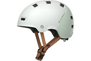 GLAMVILLA Casco de Bicicleta/Patinete Electrico Adulto, Casco Skate/Bici/BMX para Niños/Hombres/Mujeres,Ultraligero Casco Multifuncional,El Peso es Solo 260g/270g/280g