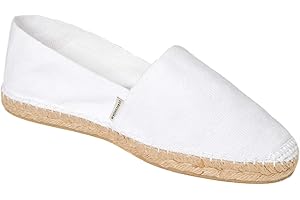 weltenmann Formentera – Espadrilles Slip-on Classiques en Coton avec Sac en Tissu, 41-46, Handmade in Spain