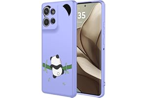 UPLAI Etui do Motorola Edge 50 Neo, ultracienkie, jedwabiste etui z płynnego silikonu, odporne na wstrząsy, z podszewką z włókna premium, modny wzór malowania 3D, urocze etui, P1