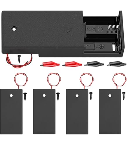 Argerrant 20 STKS 1* AAA Plastic Batterij Opbergdoos Houder DIY Batterij Doos Aaa Met Pin Voor Solderen Aansluiten Grootte 150mm Argerrant 20 STKS 1* AAA Plastic Batterij Opbergdoos Houder DIY Batterij Doos Aaa Met Pin Voor Solderen Aansluiten Grootte 150mm