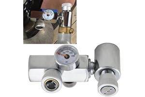 Mangobuy Cylindre de CO2 recharge connecteur adaptateur Laiton Homebrew Kit pour remplissage Soda Stream Réservoir