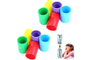 YSTJKD AOYNBWFKSJP 10 Piezas Conectores De Botella Vortex Ciclón De Plástico Tornado Conector De Botella Tornado Tornado Vórtice Botella para La Creación De Tornados, Experimentos Científicos Y Educativos