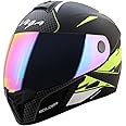 Vega Ryker D/V Bolder Dull Black Neon Yellow Helmet-M