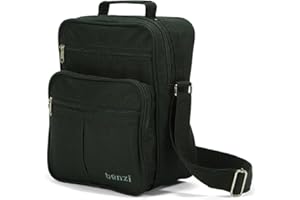 BENZI Bolso de Viaje reportero 23 x 28 x 14 cm. Poliester BZ3325 (Negro)