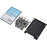 4-Port SD to SATA Adapter, 4x Micro SD/TF Memory Card To SATA Adapter, SD Memory Card Adapter SATA HDD/SSD, SD/TF to SATA Ele