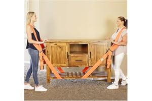 HENGBIRD pasy transportowe do przeprowadzki 2-osobowy pasek transportowy, pas hebowy do ergonomicznego i łatwego podnoszenia przedmiotów, mebli, pasy transportowe do codziennego użytku z meblami