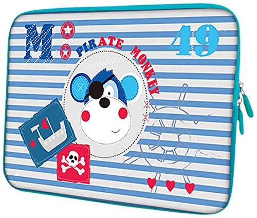 PEDEA Design Schutzhülle Notebook Tasche bis 15,6 Zoll (39,6cm), Pirate Monkey