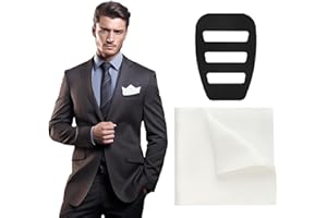 UOCAI Pochette en soie avec support pour pochette, 35 * 35 cm Pochette en soie pour hommes, pochette en couleur unie douce pochette blanche pour mariage smokings costumes dîner vestes