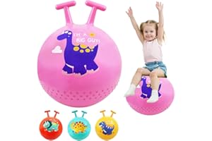 OUOQI Balón Saltarín,Pelotas de Tolva de Rebote,Space Hopper,Pelota saltarina Hinchable,Bola de Rebote,Pelota Inflable de Saltos,Bola Saltadora,para Niños de 2 Años en Adelante
