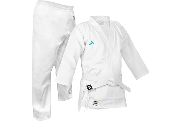 adidas unisex - vuxen Adidas Karate Gi Adult Kids White Student Uniform Men Women Boys Girls Adistart 7oz Suit