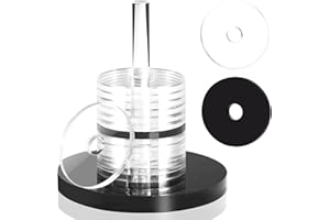 WANGDEFA Schocken Set Schockbesteck Schocken Spiel Set mit 14 Scheiben - 13 transparent + 1 Schwarz - Schock Besteck zum Knobeln Für Jule Meiern Maxen