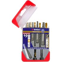 Tivoly Steckschlüssel-Verlängerungs-Set, 6-teilig – Cr-Mo Stahl, Phosphatbeschichtet