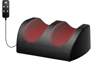 LAOBEN Shiatsu Foot Massager with Heating Function, Relaxes Leg Muscles, Improves Blood Circulation, Foot and Leg Massager with Massage Rollers for Deep Tissue Massage, Gift for Mom, Dad and Friends
