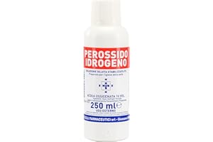 Olcelli Farmaceutici Perossido d’idrogeno soluzione diluita in acqua depurata 3% - Bottiglia 250 ml