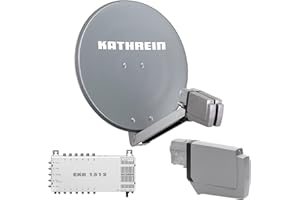 HM-SAT Kathrein CAS 80 Sat-Antenne Graphit (gr) multifeedfähig - 12 Teilnehmer