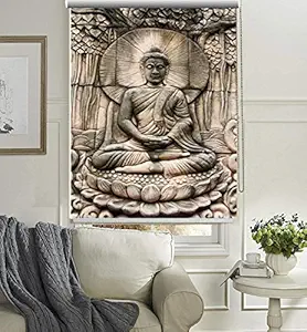 Kayra Decor Soft Blackout PVC Customized Window Roller Blind Curtains (72