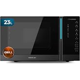 Cecotec Digital Microwave with Grill 23L Proclean 5130. 800W and 1000W Grill, Uniform Cooking, 5 Power Levels, Defrost Functi