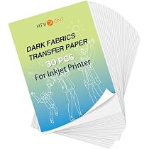 Iron On Paper HTVRONT Heat Transfer Paper 20 Sheets - 10 For Dark & 10 ...