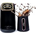 ARSAR PLUS Luxurious Golden Turkish Coffee Maker - Elegant Design with 600 Watts and Advanced Digital Sensor for Enjoying Delicious Coffee