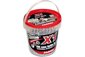 200 TASSELLI UNIVERSALI FRIULSIDER X1 IN NYLON 6X30 mm CON VITE E CON SECCHIELLO