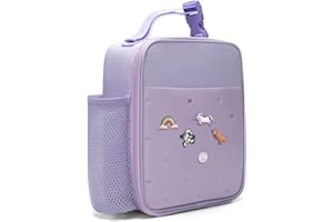 AOTM Isolierte Lunchtasche Kinder, DIY-Exklusive Lunchbox Tasche Jungen Mädchen, Tragbar Wasserdicht Kleine Kühltasche, Thermische Lunch Tasche für Schule/Picknick/Unterwegs