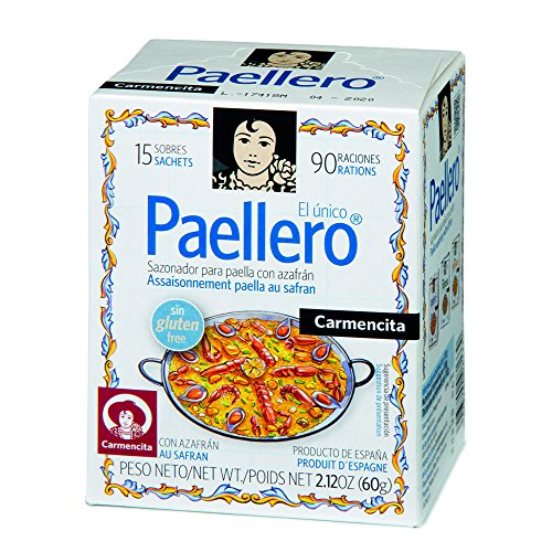 Paellero Zafferano Spagnolo Qualità Spice 15 utilizza Paella Originale Carmencita