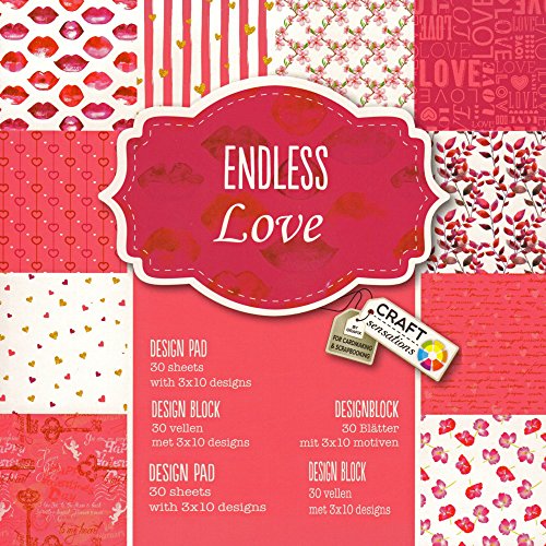6 x Scrapbooking Papier Motivblock mit je 30 Blättern bedruckt Bastelpapier 180 Blätter 60 Designs (Set Auswahl 01) - 4