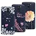 Produktbild Yokata [3 Packs] LG K8 2016 Hülle Transparent Weiche Silikon Handytasche Handyhülle Schutzhülle TPU Handy Tasche Schale Etui Weich Silicone Bumper Ultra Dünn Slim Durchsichtig Premium Kratzfest Kreative Motiv Muster Clear Backcover Schutz für LG K8 2016 Case Cover - Turm und Fahrrad + Blumen und Schmetterlinge + Blumen