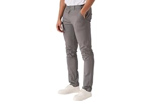 JMOJO Chinos Trousers Men - Stretch Mens Trousers Casual Smart - Mens Chinos Slim Fit Twill Fabric Pants - Flat Front 5 Pocket Trouser for Men UK