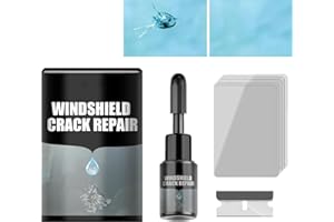 KOAHDE Windscreen Chip Repair Fluid,Nano Glass Repair Fluid,Glass Scratch Remover Fluid,Car Windshield Repair Fluid,Car Glass Crack Repair Liquid,Auto Windscreen Scratch Repair Liquid,Car Glass Repair Glue