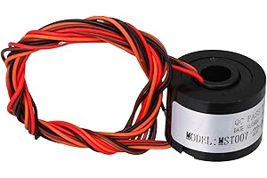 Bqlzr 4 fili 220 V 1.5 A 7 mm diametro foro nero metallo plastica attraverso foro capsule slittamento anello per apparecchiature elettroniche