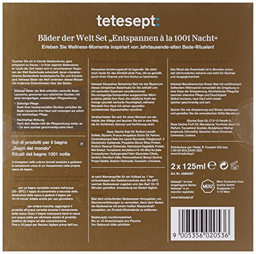 tetesept Bäder der Welt Set – Entspannen à la 1001 Nacht, 1er Pack (1 x 250 g) - 7