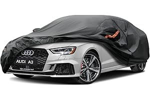 ‎KAYME Kayme Autoabdeckung Wasserdicht Atmungsaktiv Passend für 2013-2024 Audi A3 Cabrio/Sedan, Vollgarage Autoplane für Regen Sonne Staub Schutz, Faltgarage Abdeckung Auto Abdeckplane(3-7 Tage liefern)