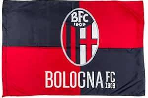 TOYSGIOCATTOLI ABCTEXILE BANDIERA TIFOSO BOLOGNA - 100X140 CM CIRCA CON ASOLA PORTA ASTA BGBO01