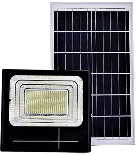 Faro LED Solare 1000W Con Sensore Movimento - Impermeabile IP66, 6500K, Telecomando, Per Esterni Giardino Cortile