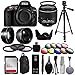 Produktbild Nikon D5300 digitale DSLR Kamera + 18-55 mm VR II + Weitwinkel mit Fisheye und Makro-Effekte + 30 PC-Zubehör Bundle + 152,4 cm Stativ + 32 GB + Fernbedienung + UV-Filter + Teleobjektiv + Reinigungsset + mehr