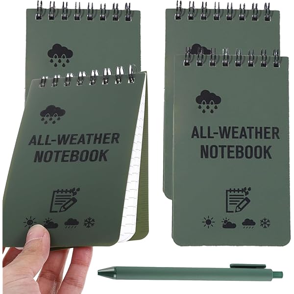 Waterproof Notebook Tactical All-Weather Spiral Memo Paper - View #3