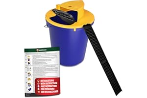 NEUES Model 2025! Veddelholzer lebendfalle Mausefalle mit Anleitung Mäusefalle Wühlmausfalle Rattenfalle Tierfreundlich Mäuse vertreiben effektive Mäuseabwehr mit Eimer für Haus & Garten