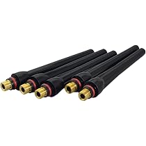 RIVERWELD Buses Céramiques TIG 10N48 6# Orifice 9,5mm - Lot De 10 Pour Torches 17 18 26
