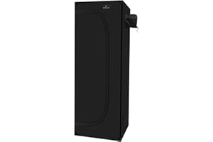 Senua 600D Mylar Hydroponic Water-Resistant Grow Tent with Observation Window and Removable Floor Tray, Tool Bag for Indoor Plant Seedling, Propagation, Blossom, etc (50 x 50 x 140 cm)