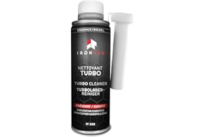 IRONTEK LUBRIFIANTS HAUTE QUALITE Nettoyant Turbo Diesel et Essence sans Démontage 300ml - IRONTEK | IT225 | Nettoyage Complet du Turbo | Efficacité Professionnelle | Préventif & Curatif
